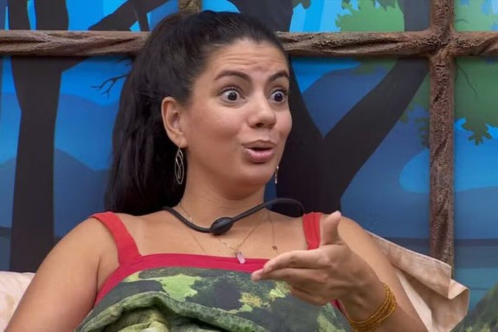 Fernanda no quarto do BBB 24