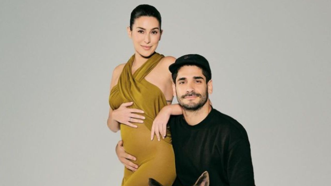 Fernanda Paes Leme comemora chegada de Pilar, sua primeira filha Lorena Bueri