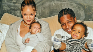 Rihanna e Asap Rocky aproveitam momento em família ao lado dos filhos