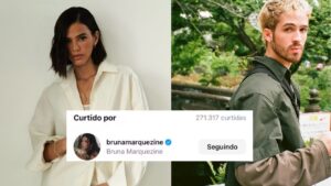 Bruna Marquezine curte piada sobre flertar com novinhos em meio a romance com João Guilherme