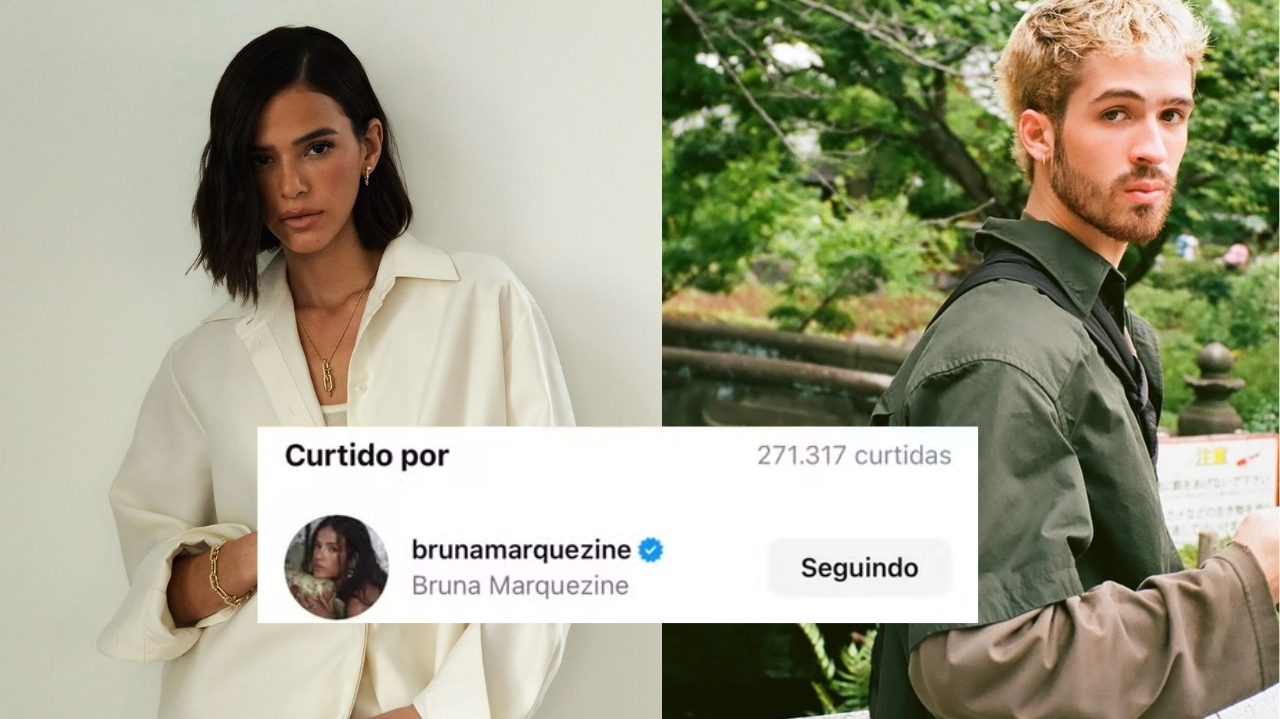 Bruna Marquezine curte piada sobre flertar com novinhos em meio a romance com João Guilherme Lorena Bueri