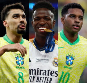 Paquetá, Vini Jr., Rodrygo… Conheça algumas estrelas da seleção brasileira de futebol masculino