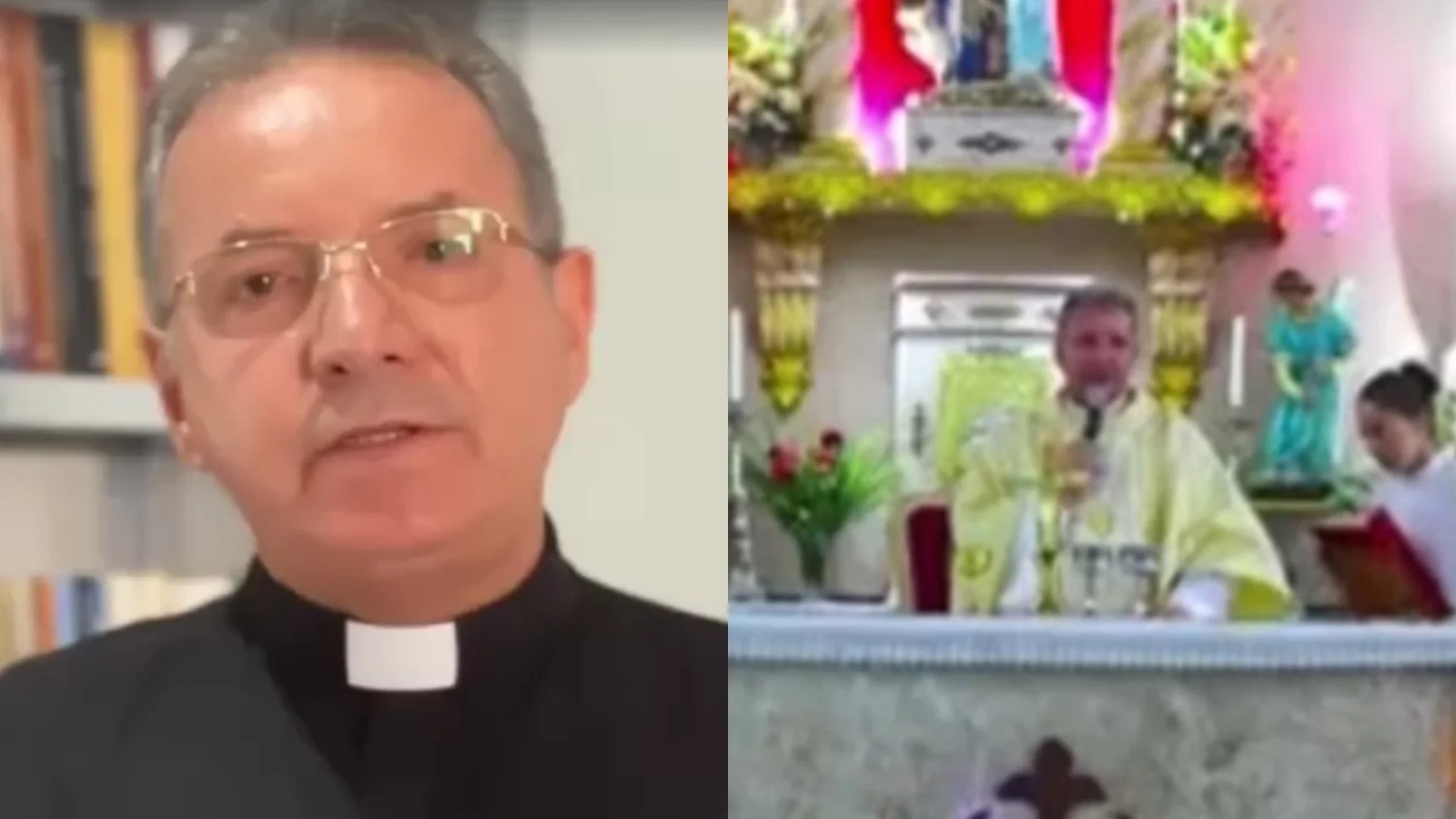 Padre é afastado após ser chantageado por homem com quem fez amor intenso dentro de igreja