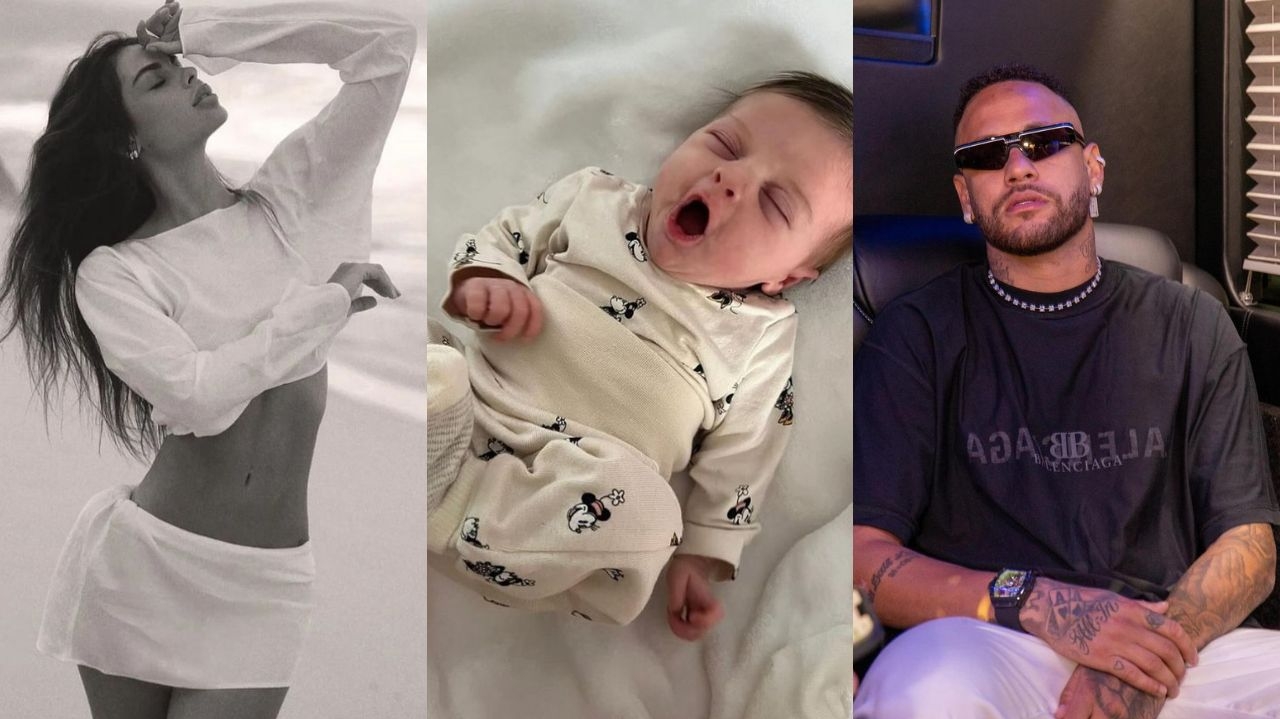 Amanda Kimberlly e Neymar celebram mêsversário da filha Lorena Bueri