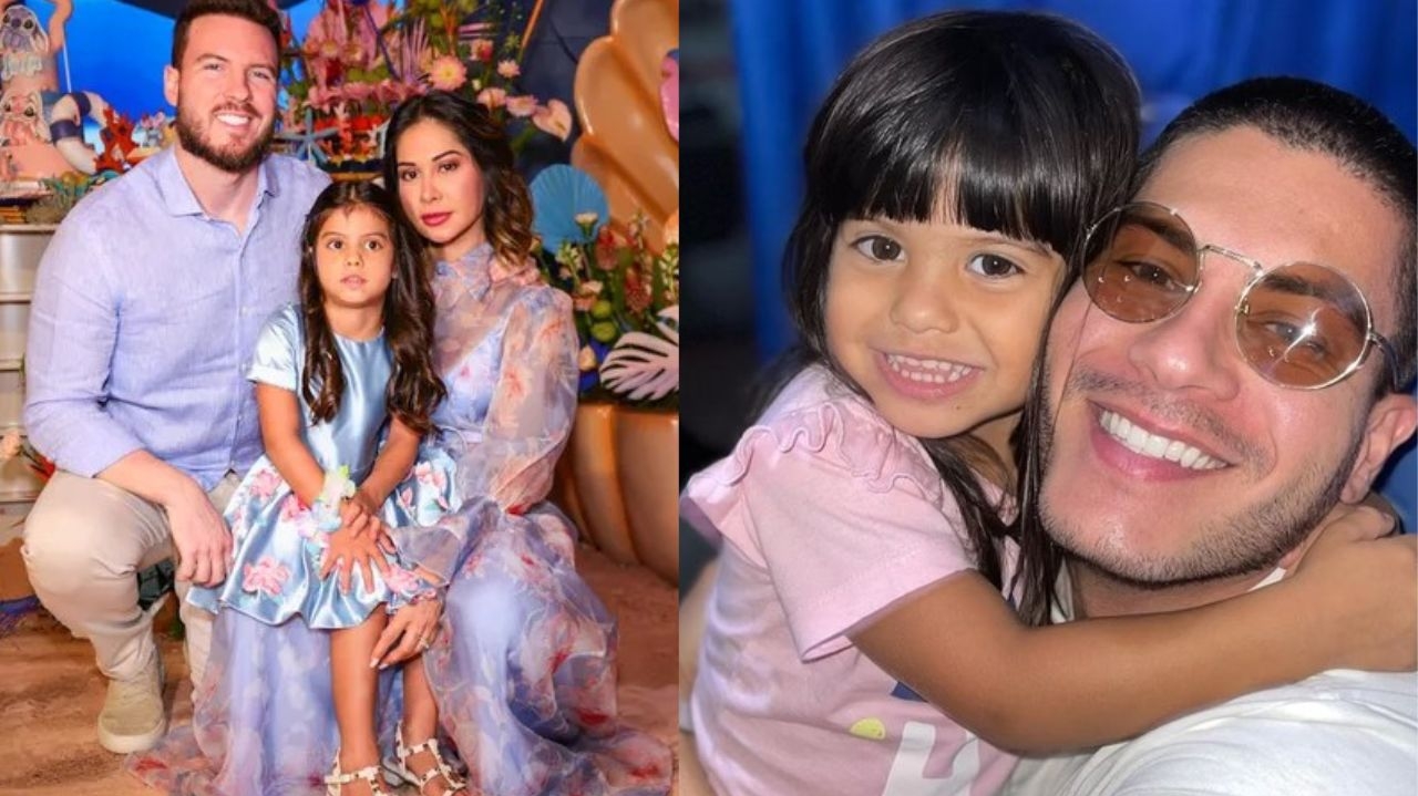 Maíra Cardi elogia festa que Arthur Aguiar preparou para a filha, Sophia Lorena Bueri