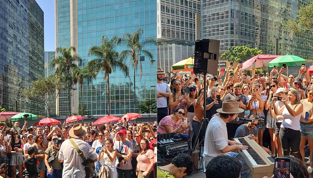 Zeeba faz shows surpresa na Av. Paulista e Campinas/SP