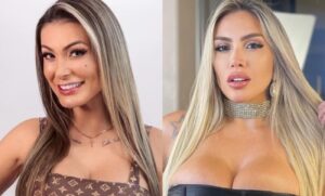 Juju Ferrari rasga rosto de Andressa Urach com vidro durante briga; veja vídeo