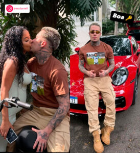 MC Daniel passeia de moto com namorada e posa com carro de cerca de um milhão de reais. Confira às vezes que o artista ostentou nas redes sociais