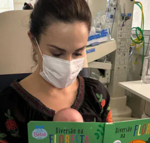 Após filho receber alta hospitalar, Nadja Haddad diz que está com uma técnica de enfermagem em casa: Tem que ter