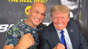 Lutador de MMA Junior Cigano posa ao lado de Donald Trump e é criticado por internautas