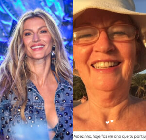 Gisele Bündchen presta homenagem para mãe em aniversário de morte: Tu fazes muita falta aqui