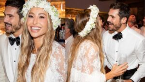 Nicolas Prattes compartilha fotos inéditas de seu casamento com Sabrina Sato