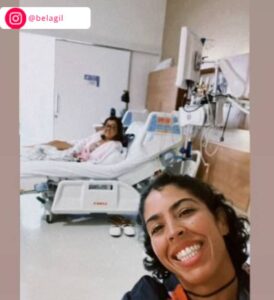 Bela Gil compartilha registro de visita à irmã, Preta Gil. Veja o que sabemos sobre a recuperação da cantora após cirurgia