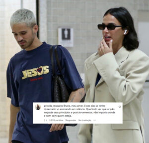 Bruna Marquezine curte comentário sobre falta de fotos no aniversário de João Guilherme: Não negocia seus princípios