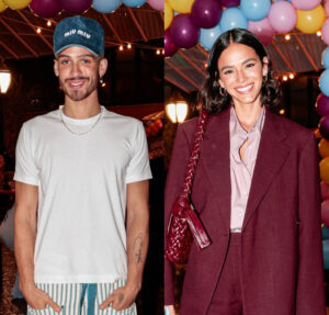 João Guilherme compartilha cliques com Bruna Marquezine na fazenda de Leonardo e atriz reage: Foi bom demais!