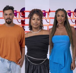 Vinícius, Aline e Thamiris estão no paredão do BBB25