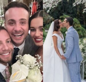 Sophie Charlotte tentando pegar o buquê, Thaila Ayala dançando até o chão… Veja bastidores do casamento de Isis Valverde e Marcus Buaiz