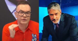 Felipeh Campos não se contém e assume o que pensa de Bonner: “Um saco”