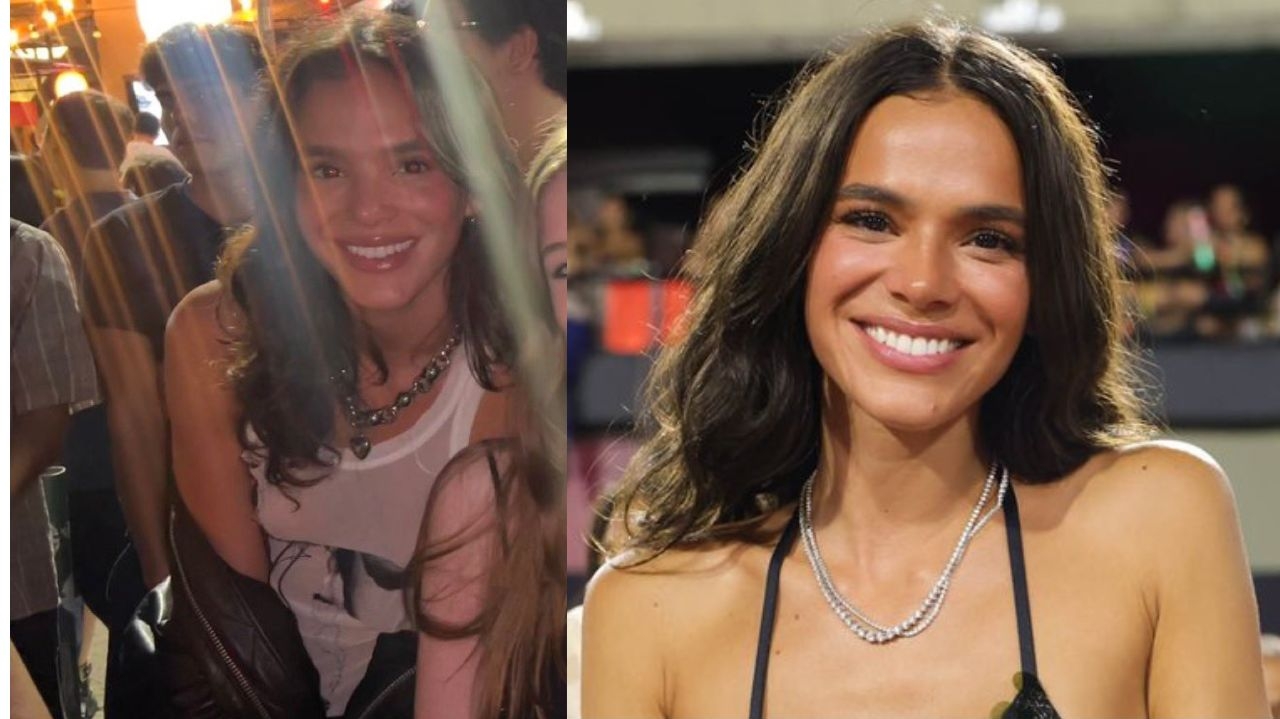 Bruna Marquezine curte noite carioca e tira foto com fãs Lorena Bueri