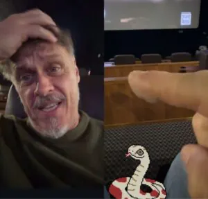 Guilherme Fontes mostra como está seu dedo após picada de cobra