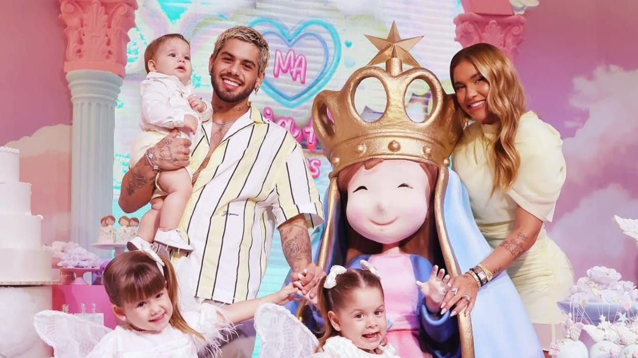 Maria Alice festeja com a presença de seus pais Lorena Bueri