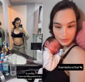 Raissa Barbosa mostra primeiro registro do rostinho do filho caçula: – Ele é tão lindo
