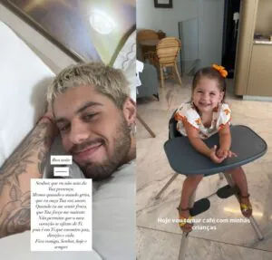 Após separação de Virginia Fonseca, Zé Felipe faz oração antes de dormir: Quando eu me sentir fraco, que Tua força me sustente