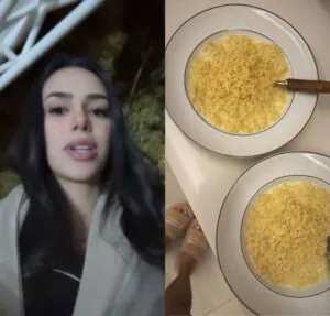 Bruna Biancardi relata perrengue chique para comer macarrão instantâneo: -Fala sério!