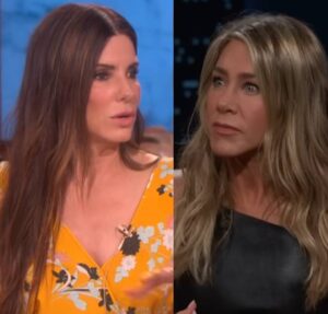 Sandra Bullock conta como ela e Jennifer Aniston se tornaram amigas