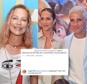 Luana Piovani ironiza o silêncio de Giovanna Ewbank e Bruno Gagliasso sobre a crise em Fernando de Noronha