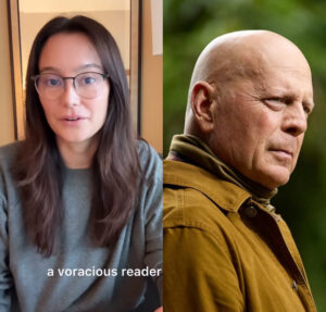 Emma Hemming se emociona ao falar sobre sucesso de livro sobre demência de Bruce Willis: [Ele] ficaria muito orgulhoso