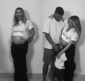 Bruna Biancardi abre álbum de fotos de jogo da NFL no Brasil e celebra mesversário de Mel