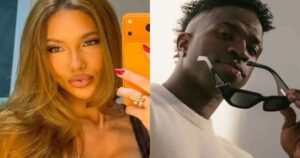 Web não perdoa e detona roupa de Vini Jr. em festa: ‘Ficou mais bonito de máscara’