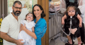 Juliano Cazarré fala sobre doença rara da filha: ‘Horas por dia sem respirador’