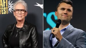 Jamie Lee Curtis Addresses Backlash to Tearful Charlie Kirk Reaction: ‘It Was a Mistranslation’