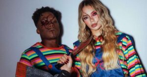 Endrick e esposa são detonados por fantasia de Halloween inspirada em Chucky: ‘Não são cristãos?’