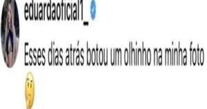 Influenciadora expõe conversa íntima com Vini Jr. pouco antes de assumir Virginia