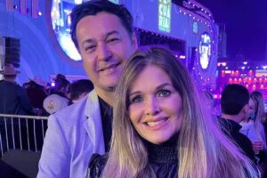 Fernando Alves, marido de Andréa Mota, diz que ainda se referem a ela como ‘viúva do Leandro’