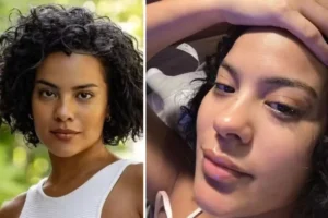 Bella Campos chora e defende Maria de Fátima em polêmica de ‘Vale Tudo’