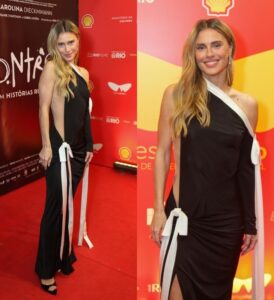 Carolina Dieckmmann usa vestido avaliado em mais de 11 mil reais no Festival do Rio. Saiba quem mais esteve por lá!