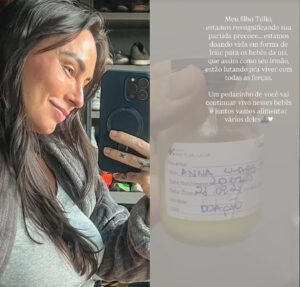 Clara Maia faz doação de leite materno após perda de um dos filhos: Ressignificando sua partida precoce