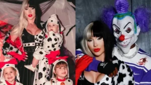 Virgínia Fonseca e Vini Jr surgem fantasiados para festa de Halloween em Madrid