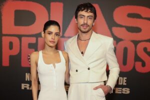 Julia Dalavia e Jaffar Bambirra comemoram a estreia de ‘Dias Perfeitos’