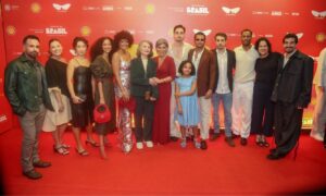 Gloria Pires recebe apoio dos filhos em pré-estreia de filme no Festival do Rio. Veja quem foi ao segundo dia do evento
