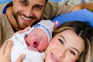 Nasce Elisa, filha de Niina Secrets e Guilherme Santos: “Nossa princesa”