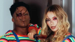 Esposa de Endrick rebate críticas após participar de Halloween