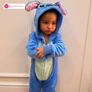Stitch, princesa e até monstrinho! Confira as vezes que Mavie, filha de Neymar Jr. e Bruna Biancardi, apareceu fantasiada