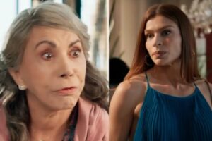 Três Graças: Arminda mostra que é vilã de verdade e arma situação para a mãe morrer
