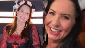 Mãe de Virginia Fonseca afasta rumores ao postar foto com Vini Jr. em festa de Halloween