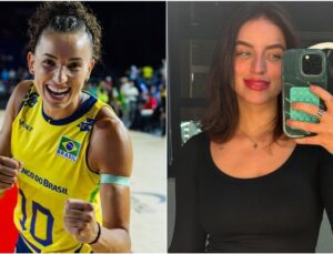 Bruna Unzueta assume namoro com a jogadora de vôlei Gabriela Guimarães